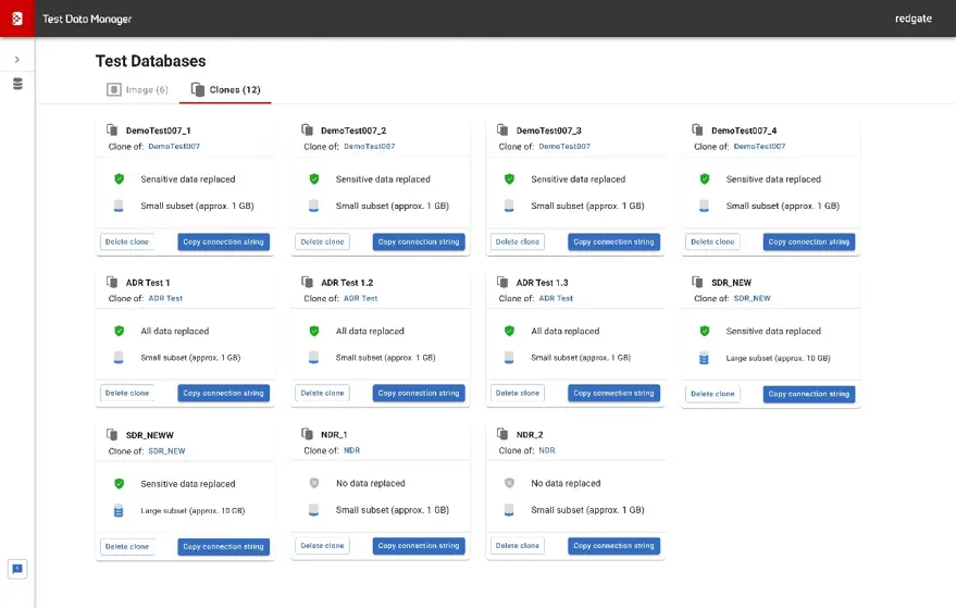Redgate Test Data Manager