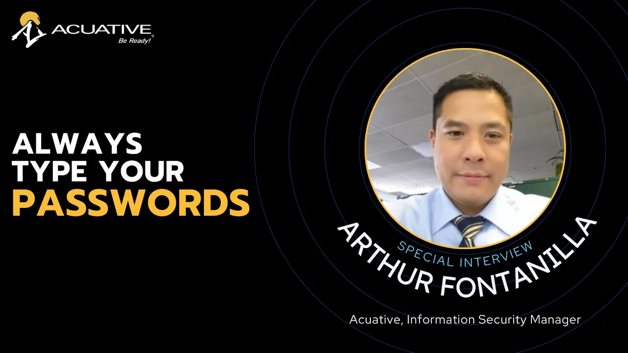 Always Type Your Passwords