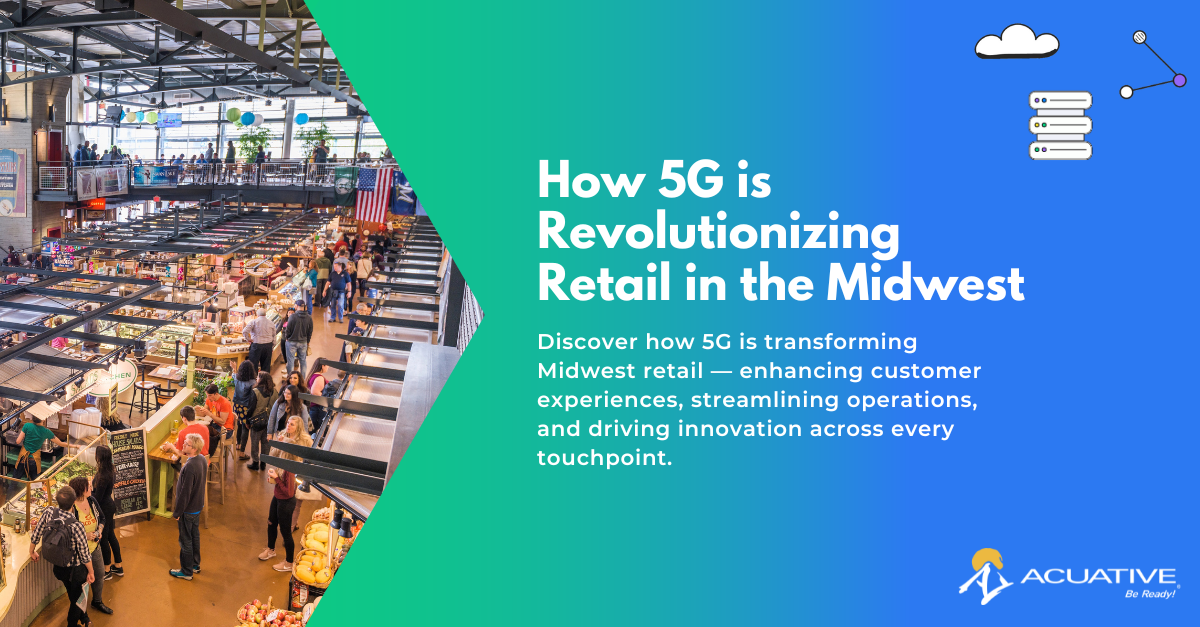 5G technology transforming retail in the Midwest with enhanced connectivity, smart logistics, and immersive customer experiences.
