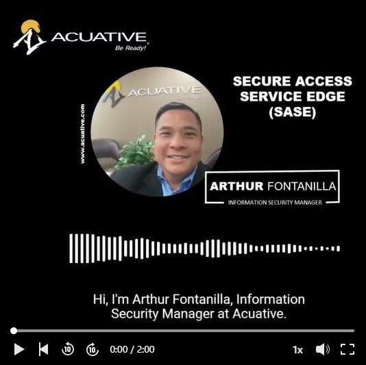 Secure Access Service Edge (SASE) Audio Blog