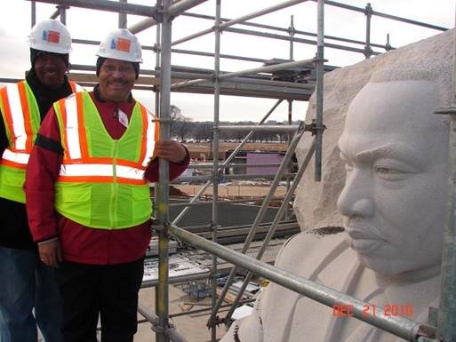Bill Bouie, CEO of Sky Communications, pictured at the Martin Luther King Jr. Memorial