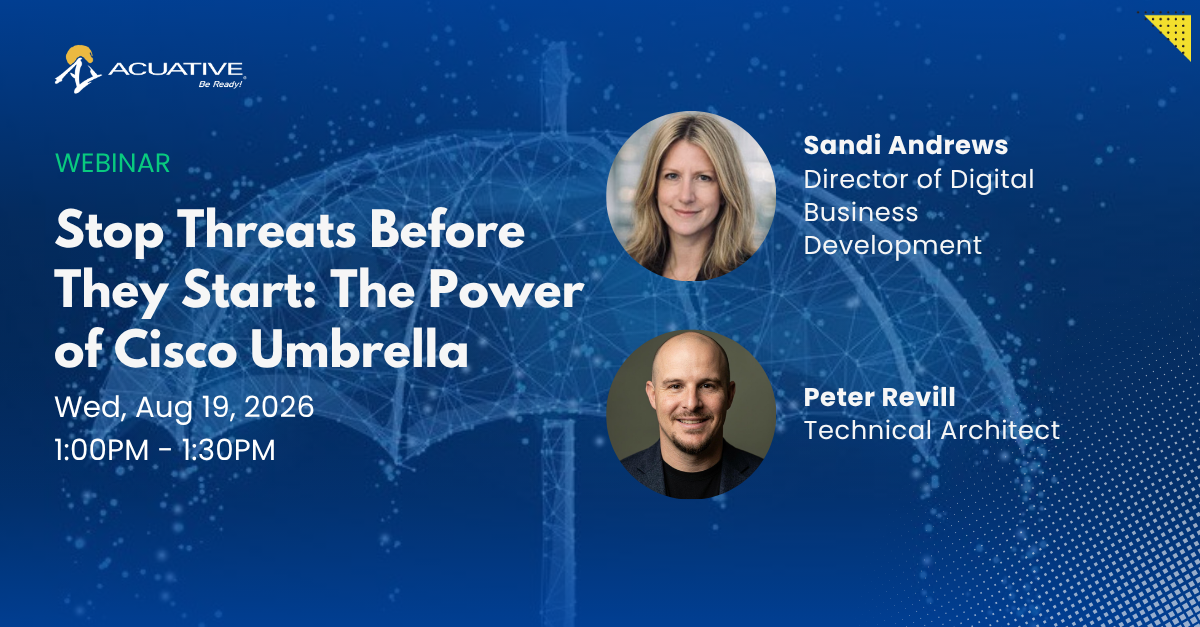 Cisco Umbrella Acuative Webinar
