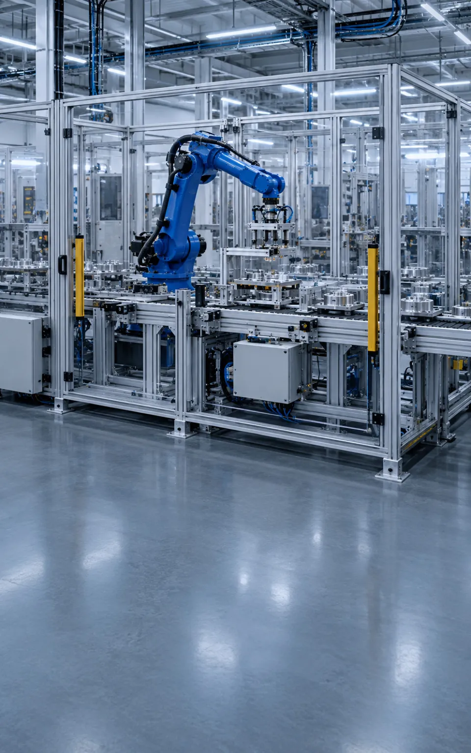 Automated production equipment in a connected factory
