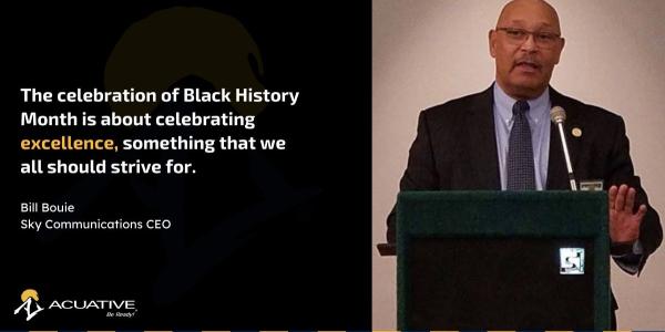 Bill Bouie, Black History Month