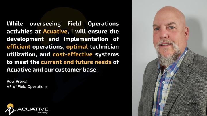 Paul Prevot VP of Field Operations