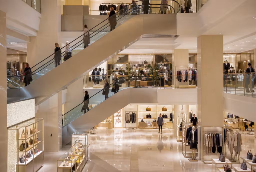 Department store atrium