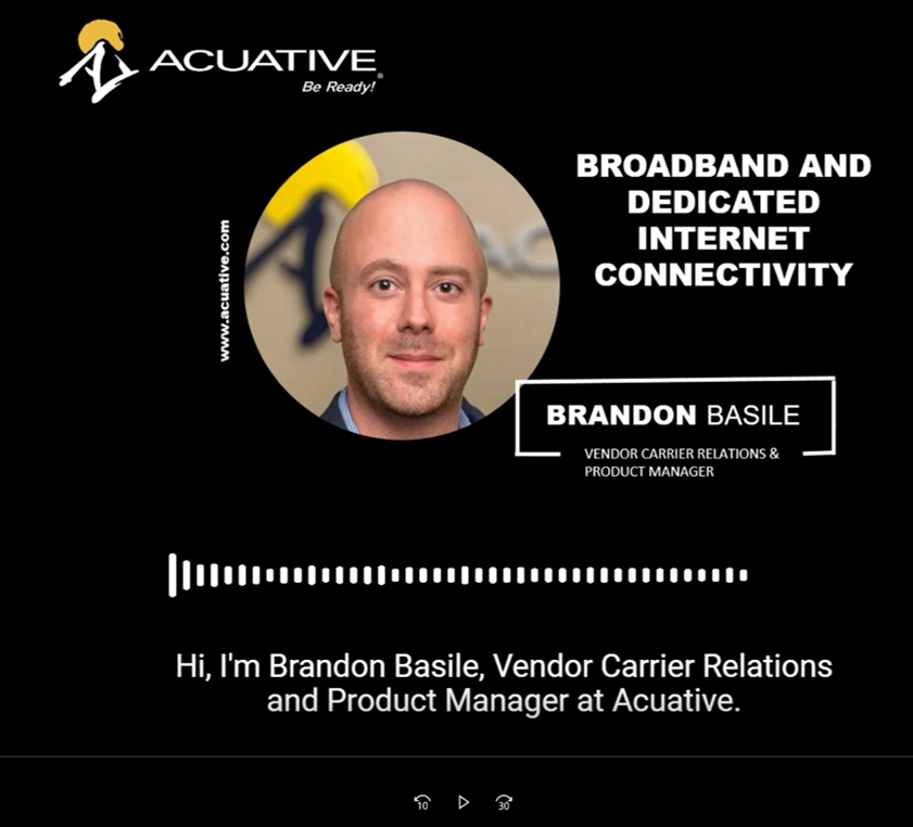 Brandon Basile, Broadband