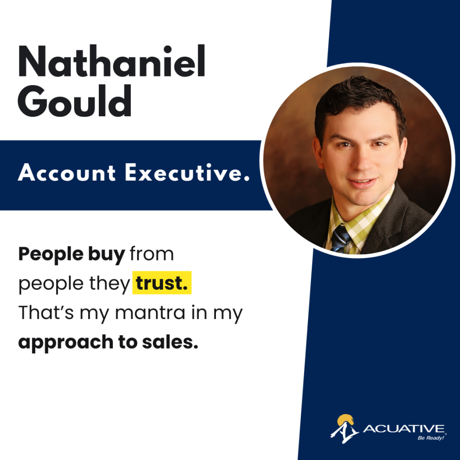 Interview with Nathaniel Gould, Account Executive at Acuative