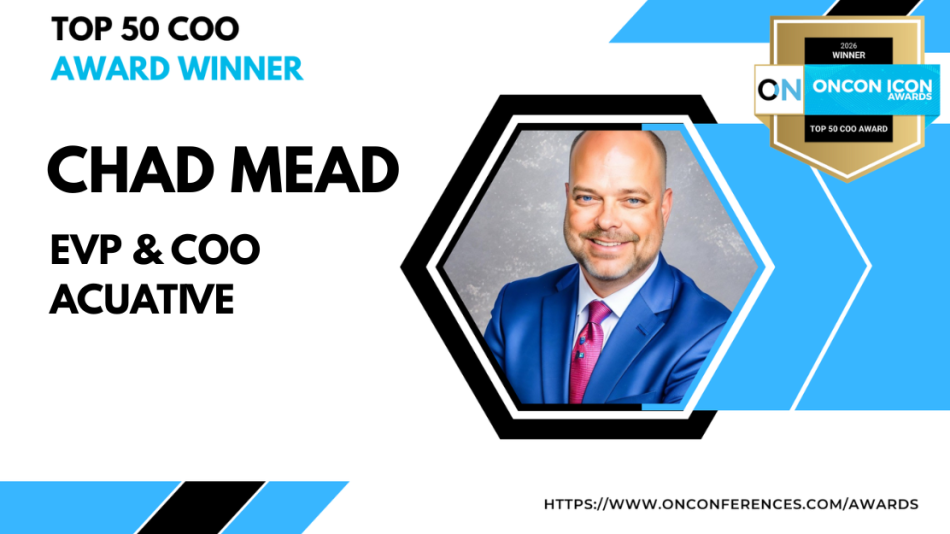 Top 50 COO Award 2026 Chad Mead OnConferences